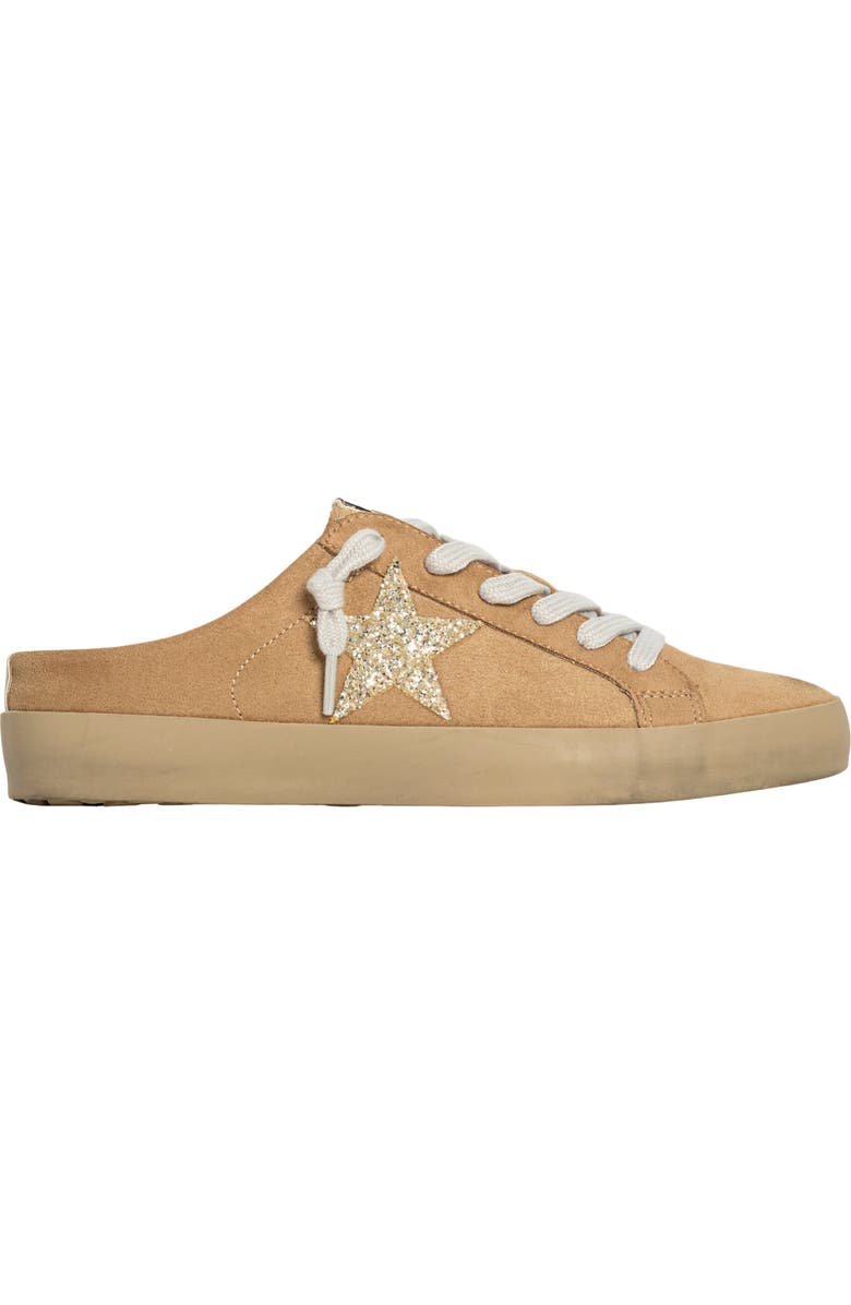 SHUSHOP Polka Sneaker Mule, Alternate, color, Beige Suede