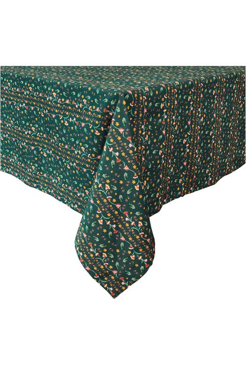 Juliska Klara Cotton Tablecloth In Green