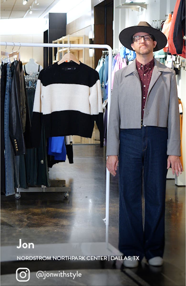 Magate Stripe Crewneck Sweater, sales video thumbnail