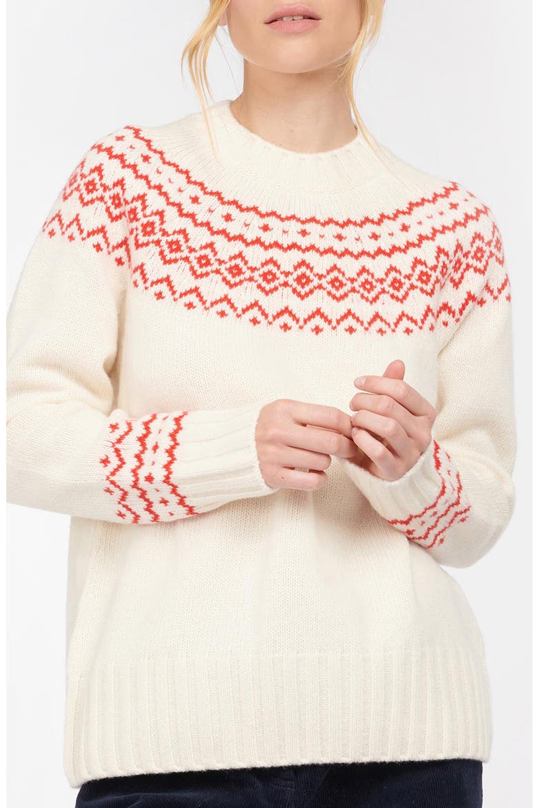 Driftwood Fair Isle Wool Blend Sweater, Alternate, color, MULTI