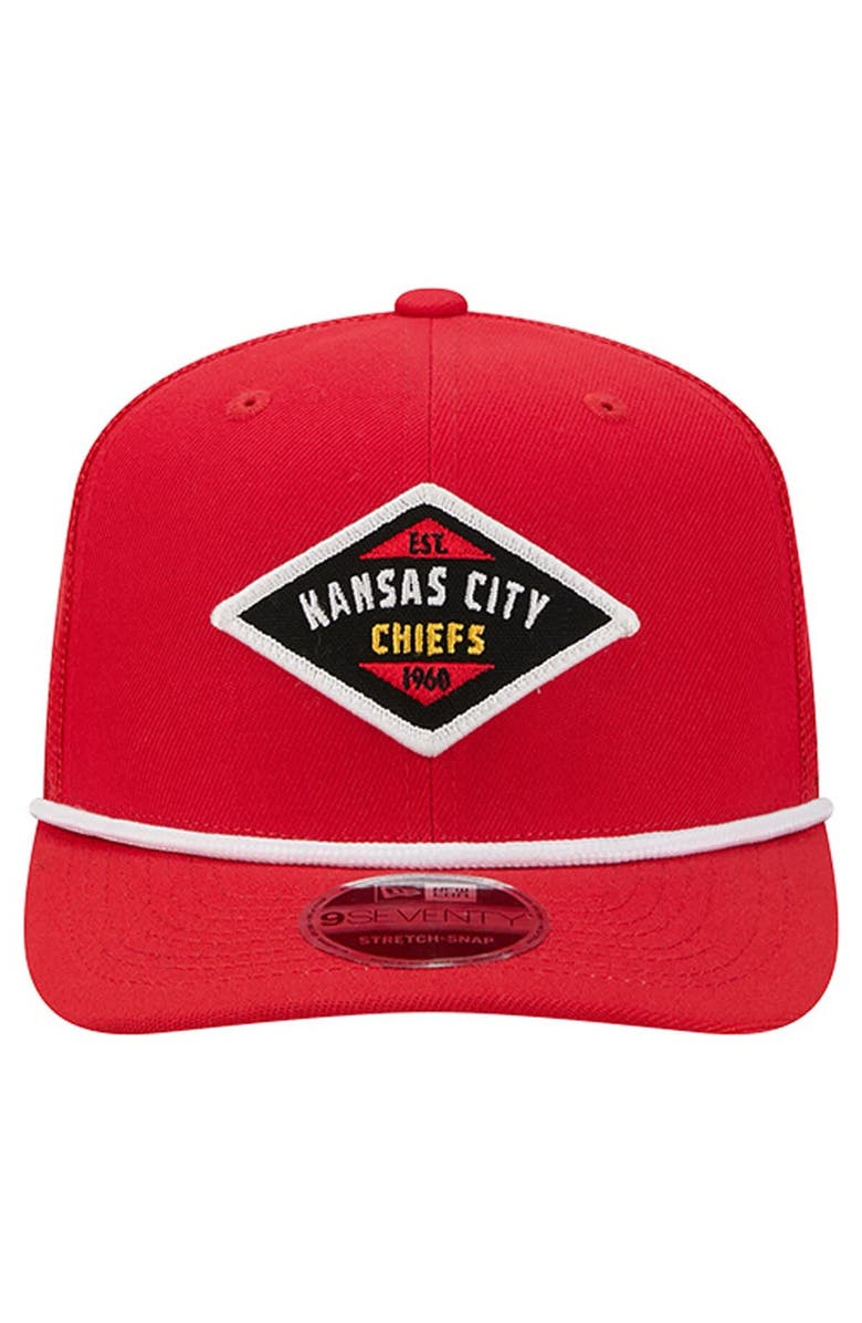 New Era Men's New Era  Red Kansas City Chiefs Team 9SEVENTY Adjustable Hat, Alternate, color, Red