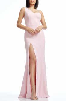 Dress the Population Magdalynn Asymmetric One Shoulder Mermaid Gown