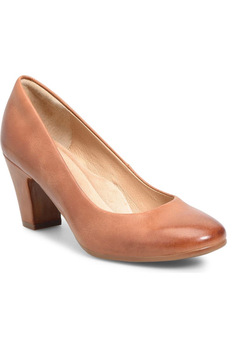 Söfft Lana Pump, Main, color, Brown