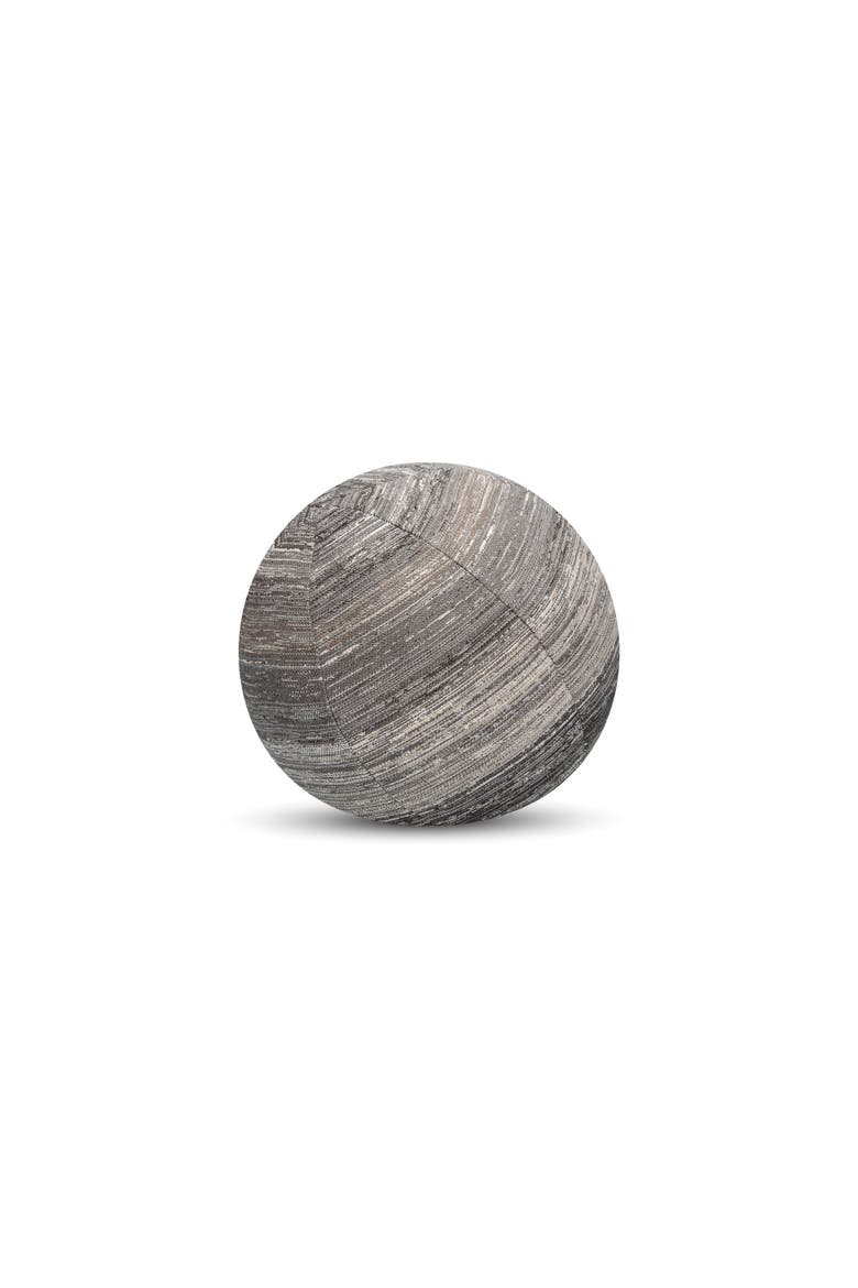 Textured Indoor & Outdoor Woven Accent Orb Pillow, Main, color, Aruba