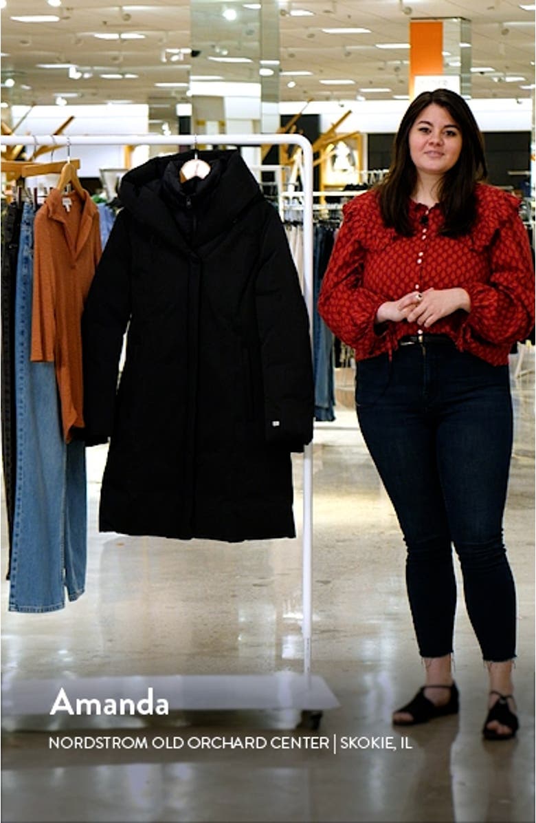 Water Resistant 700 Fill Power Down Puffer Coat, sales video thumbnail