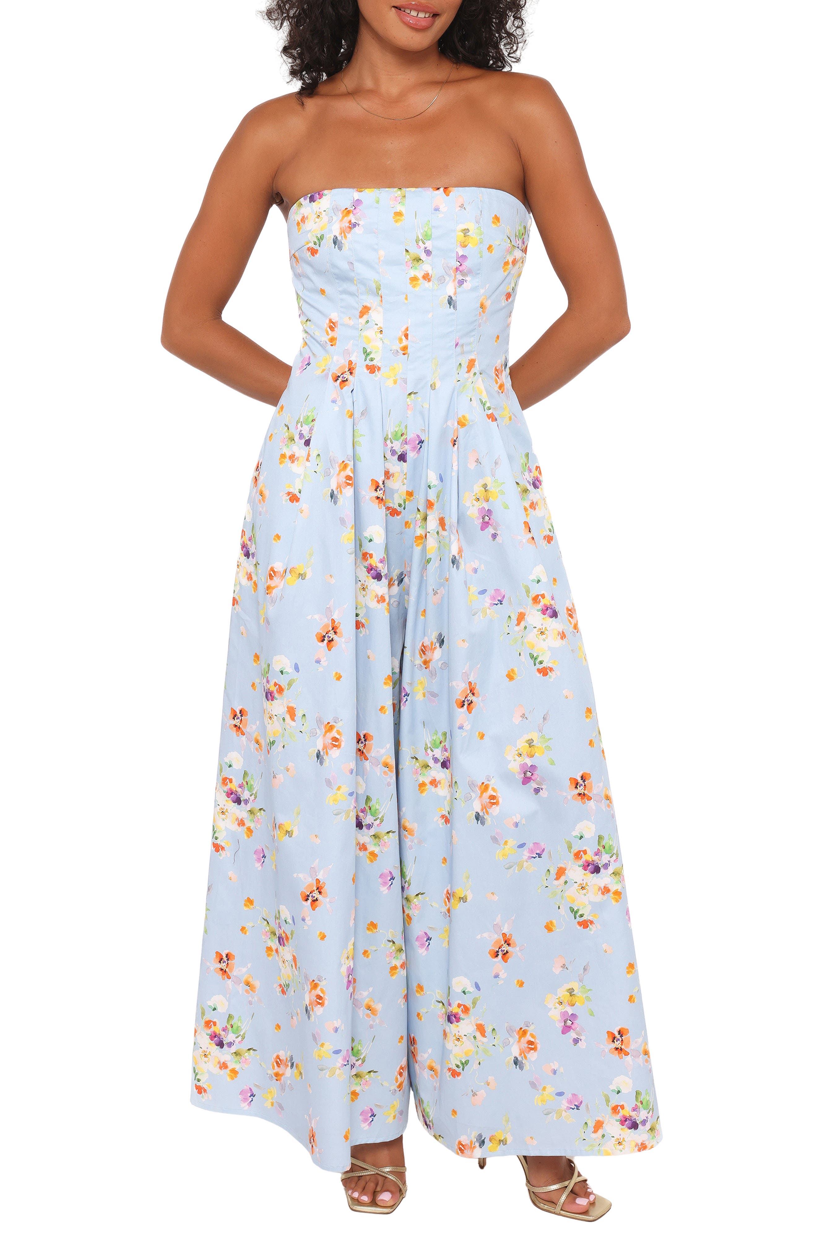 selected CORNFLOWER BLUE FLORAL