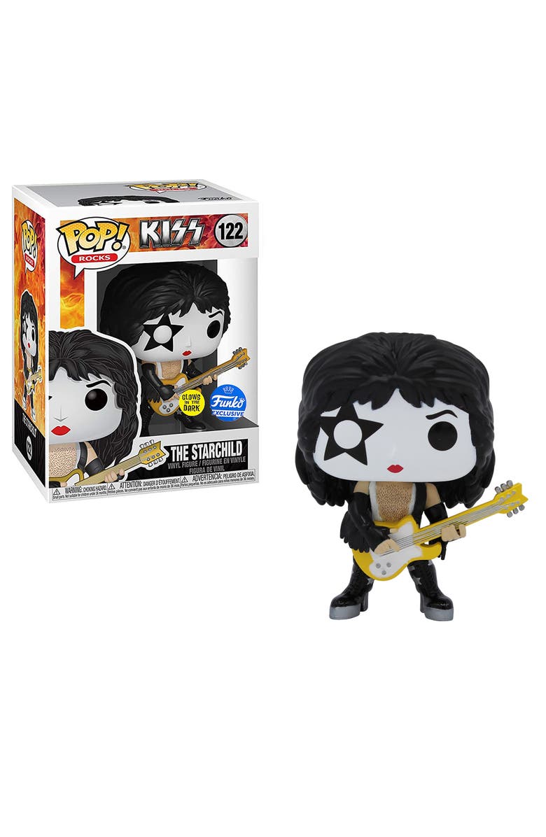 Funko Pop! Kiss Band Set Glow In The Dark Collectible Set Online Exclusive, Alternate, color, Multicolored