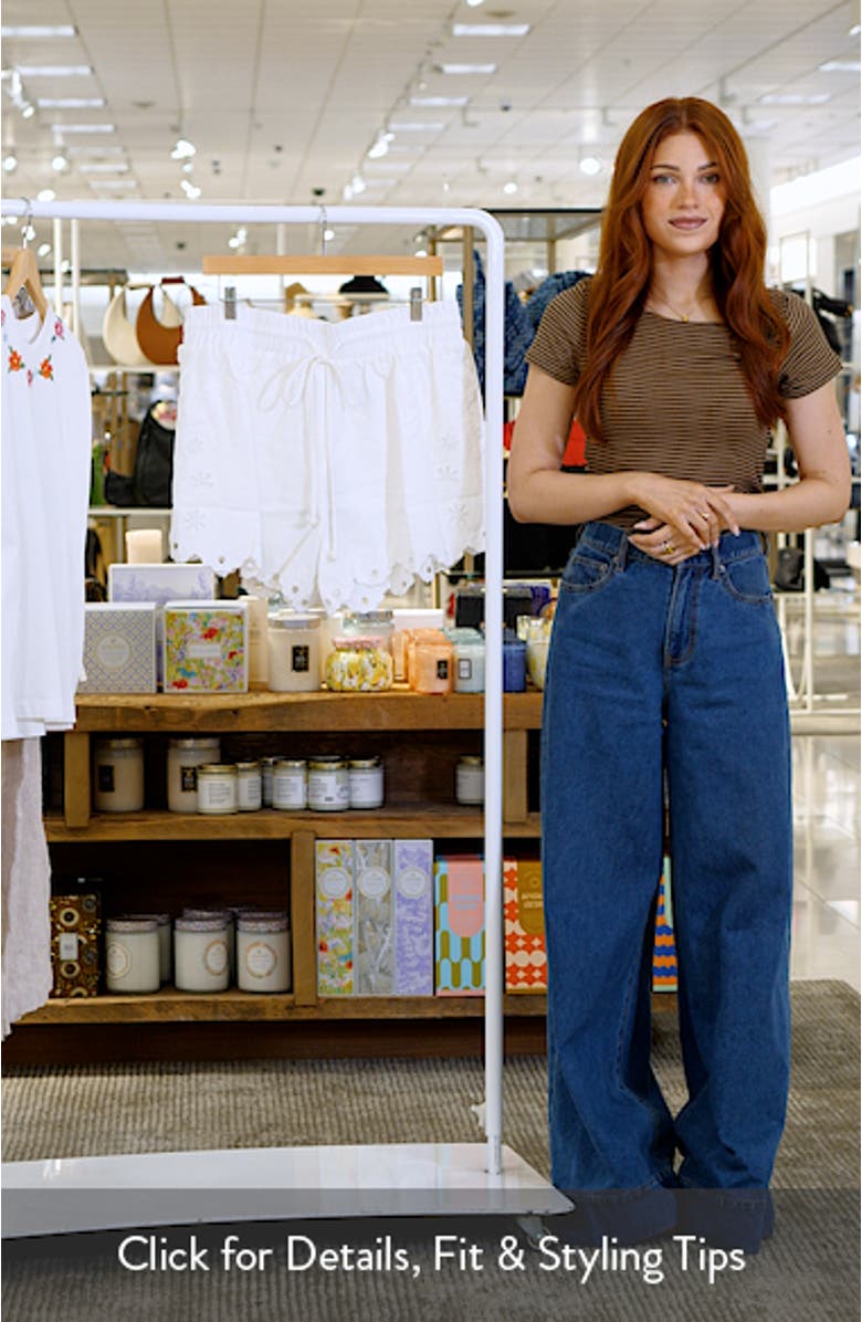 Flowers Richelieu Euroflax<sup>™</sup> Premium Linen Shorts, sales video thumbnail