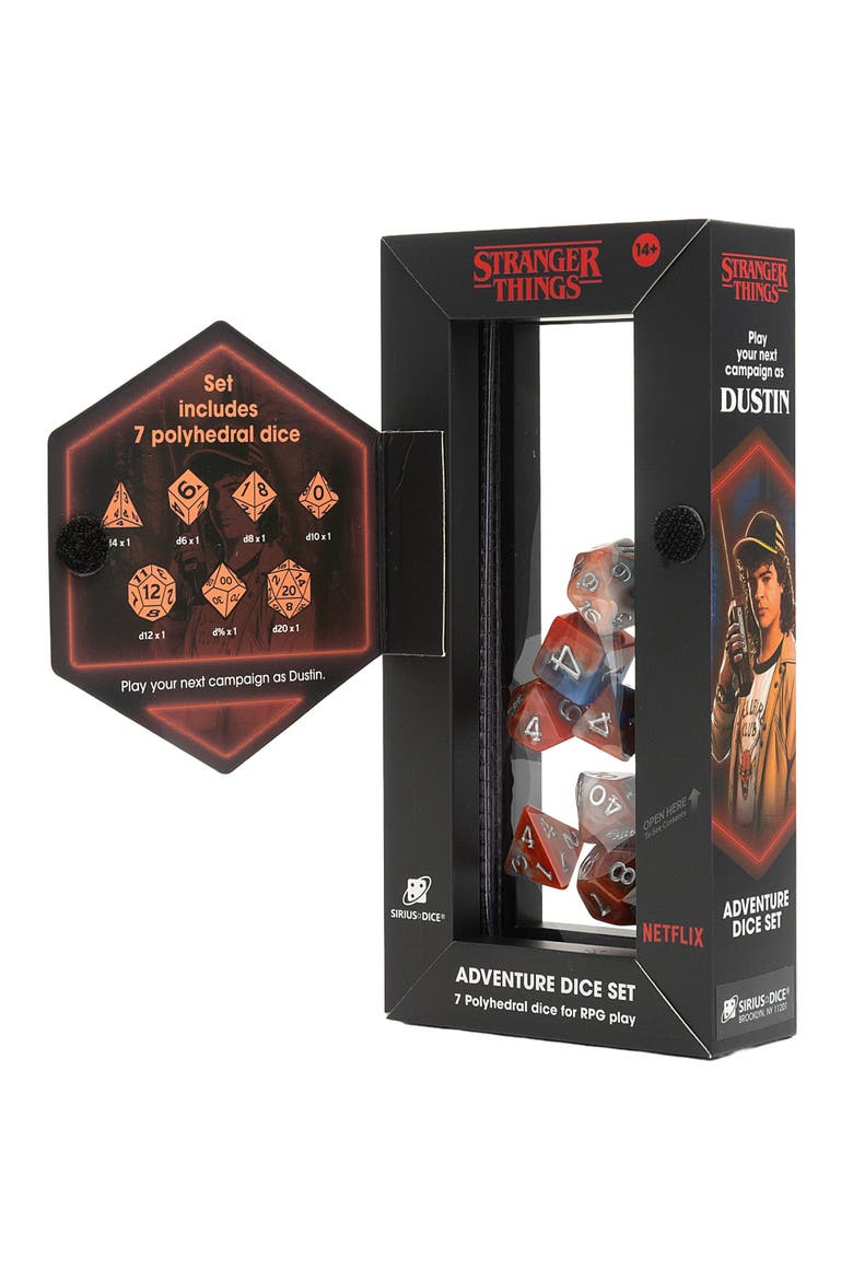 Adventure Dice 7 Piece RPG Set, Alternate, color, Multicolored