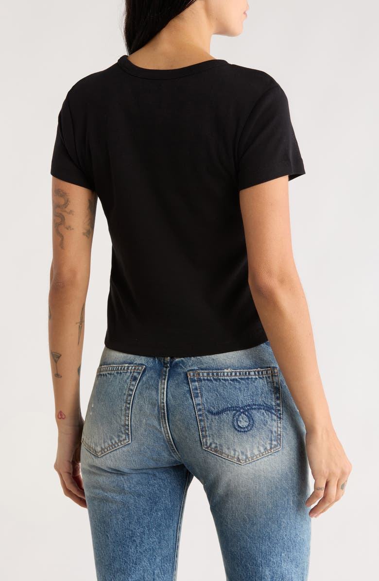 Hurley Country Road Baby Tee, Alternate, color, Black