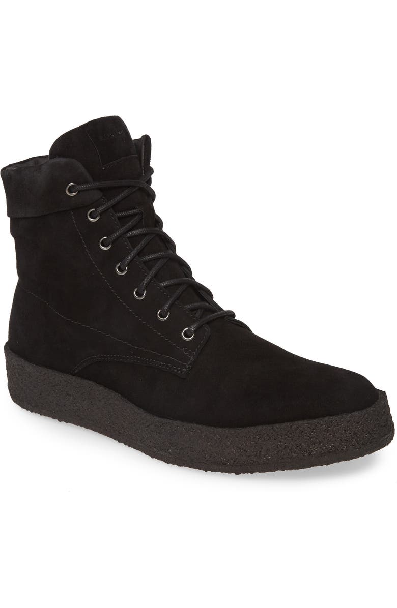 AllSaints Kip Plain Toe Boot, Main, color,