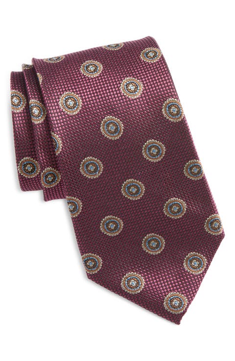 Medallion Silk Tie