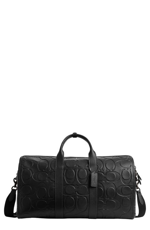 Gotham 45-Inch Maxi Signature Embossed Leather Duffle Bag