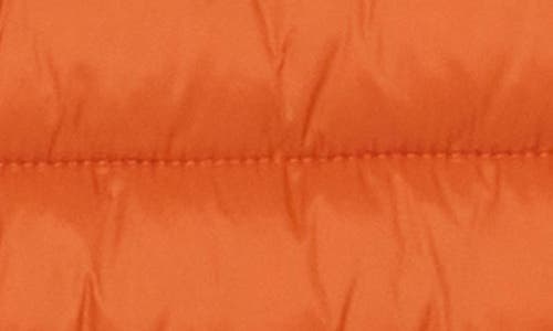 Save The Duck Remo Water Resistant Packable Puffer Vest In Orange