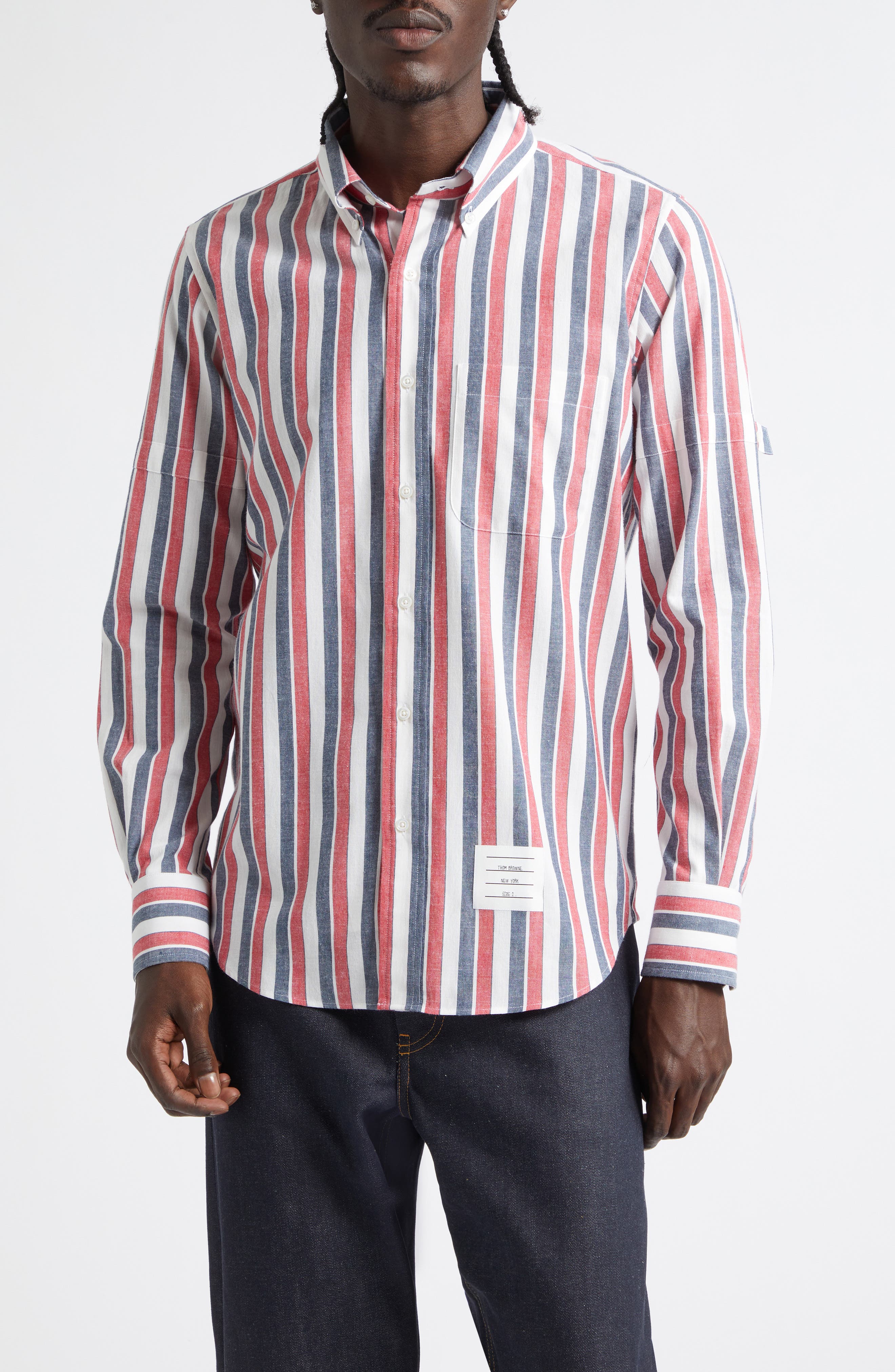 selected RED W/ BLUE WHITE