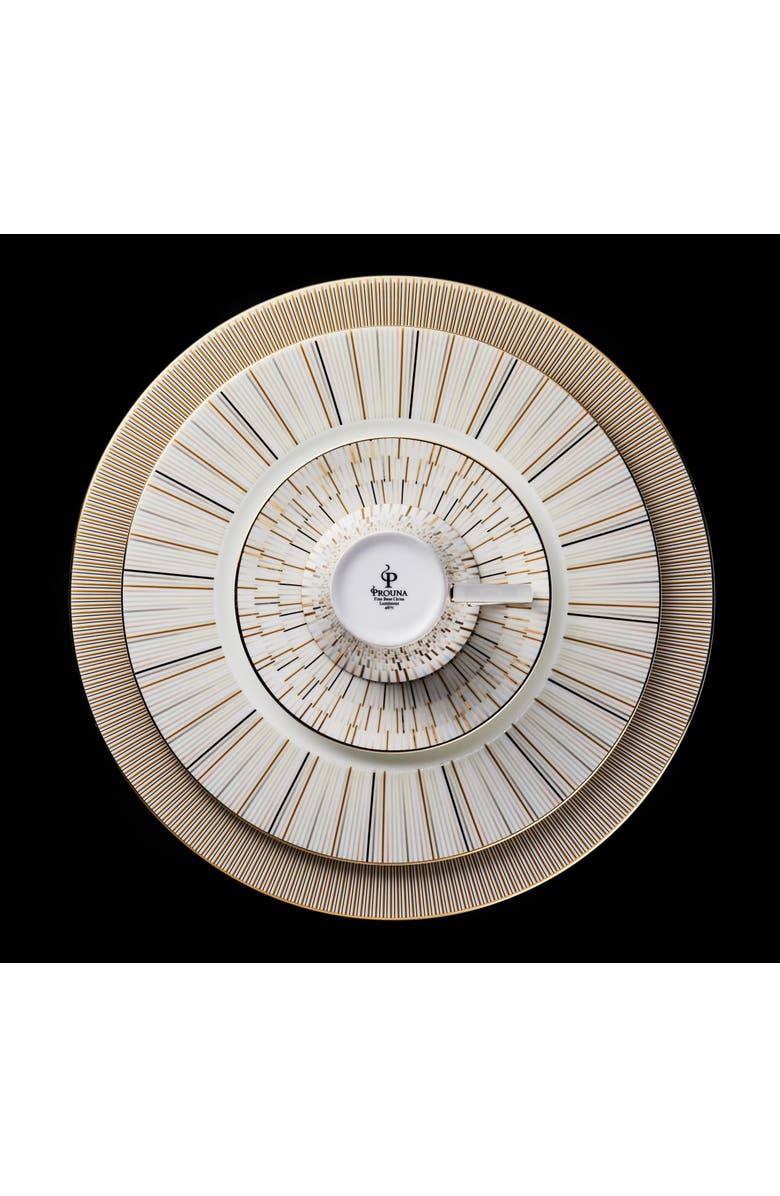 Prouna Luminous Round Platter / Charger Plate, Alternate, color, White