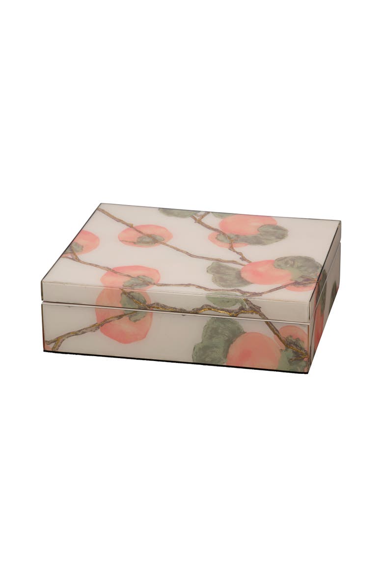 Persimmon Decorative Box, Main, color, Orange