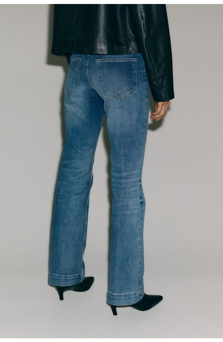 H&M Bootcut regular jeans, Alternate, color, Dusty Denim Blue