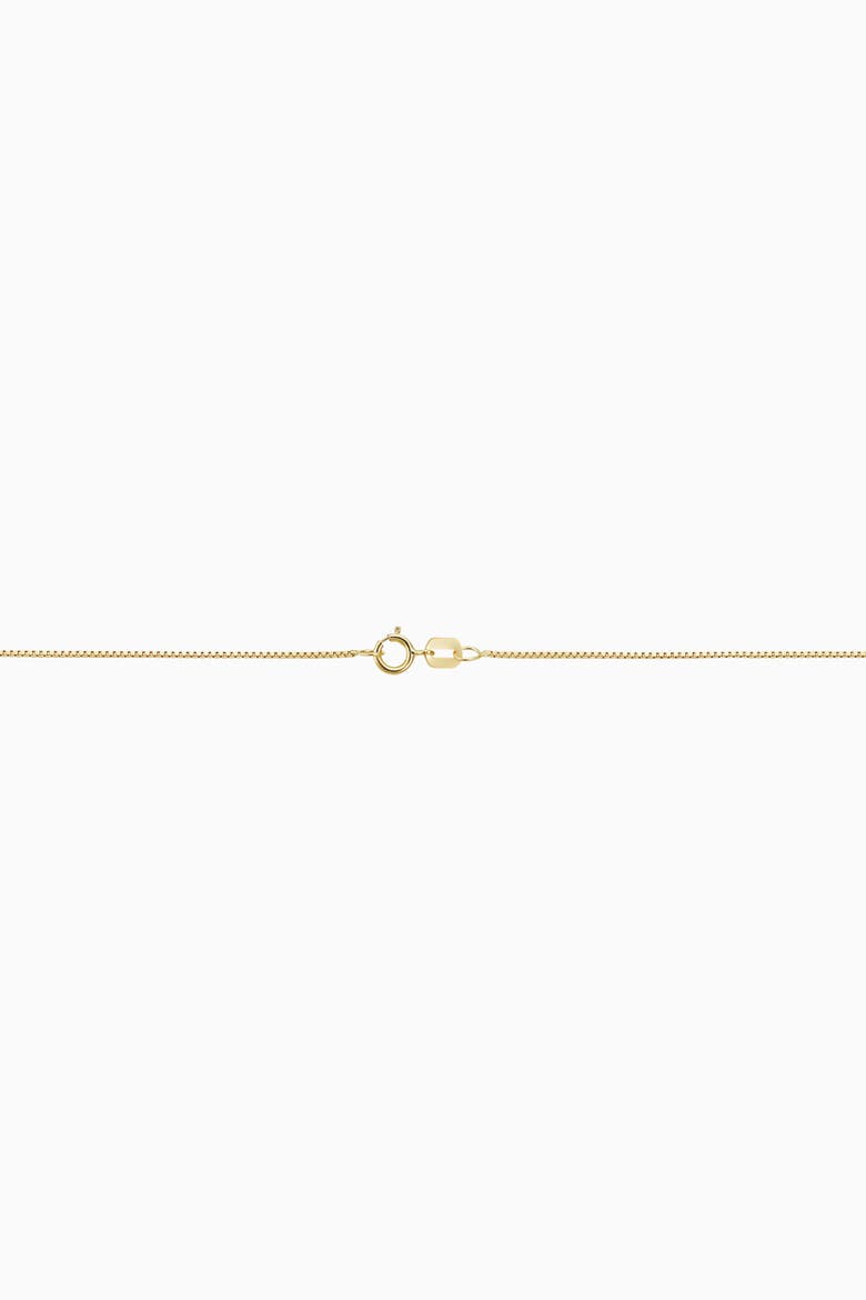 14K Gold Bodega Box Chain, Alternate, color, Yellow Gold