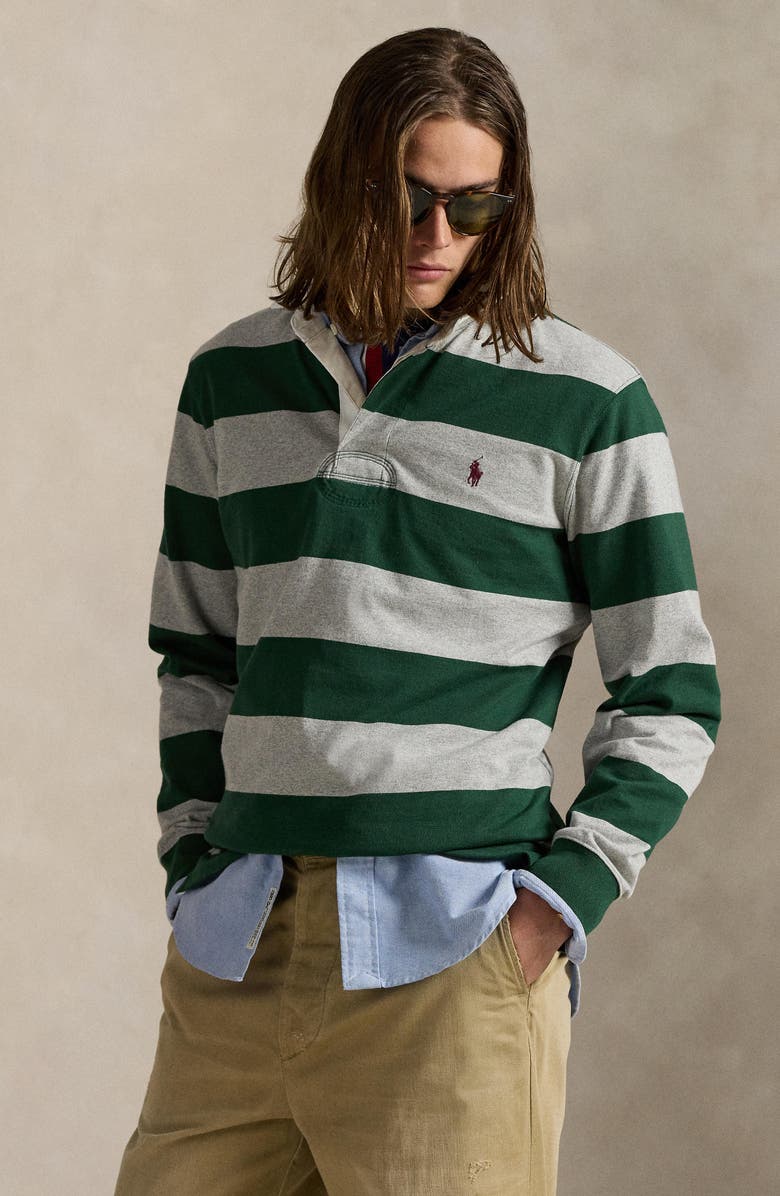 Polo Ralph Lauren The Iconic Rugby Shirt, Alternate, color, 