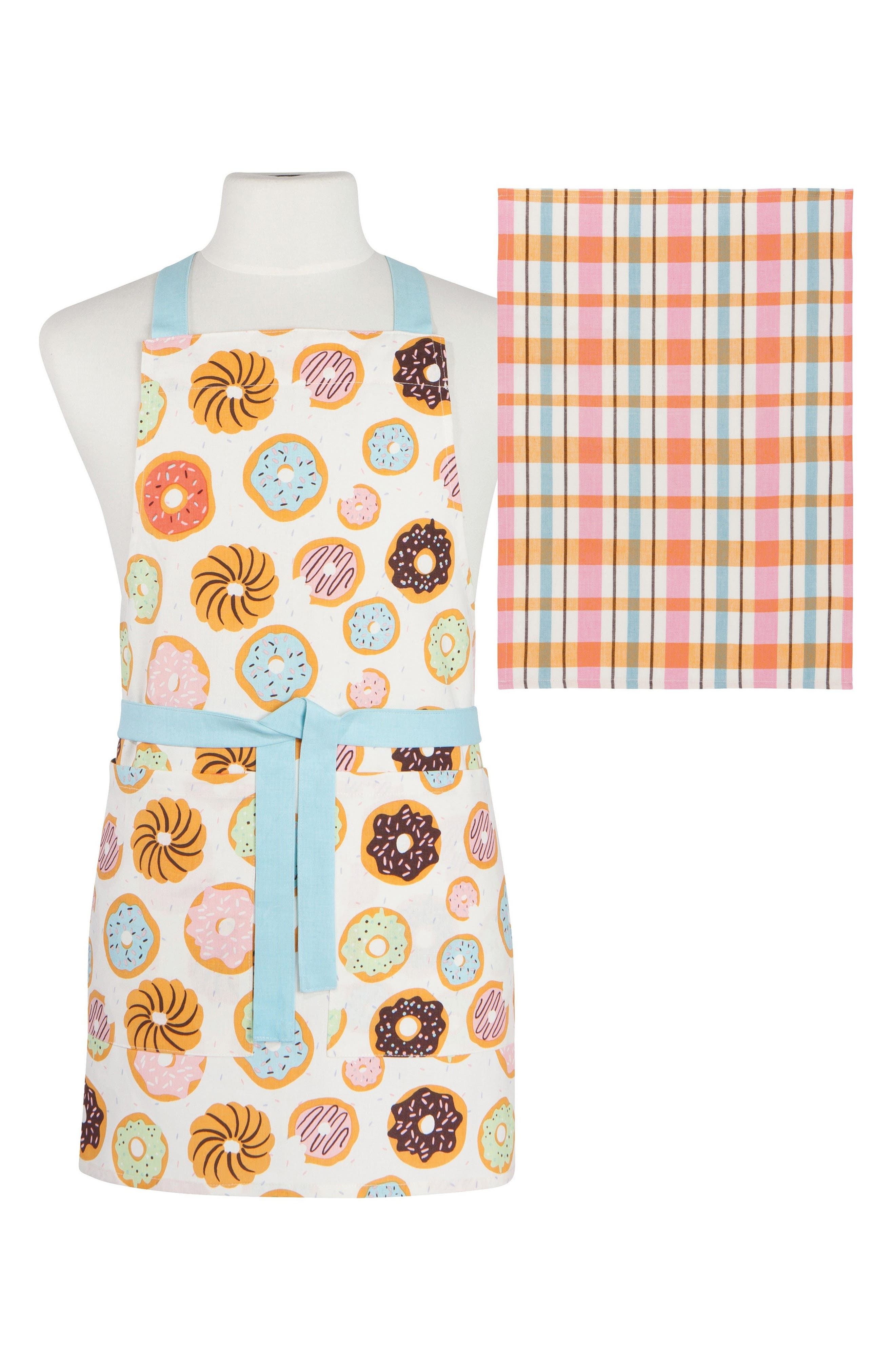 Donuts 2-Piece Apron & Tea Towel Set