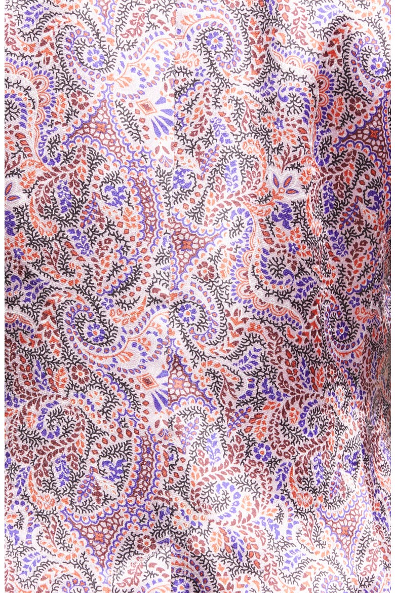 Estelle Paisley Satin Blazer, Alternate, color, TEA ROSE MULTI