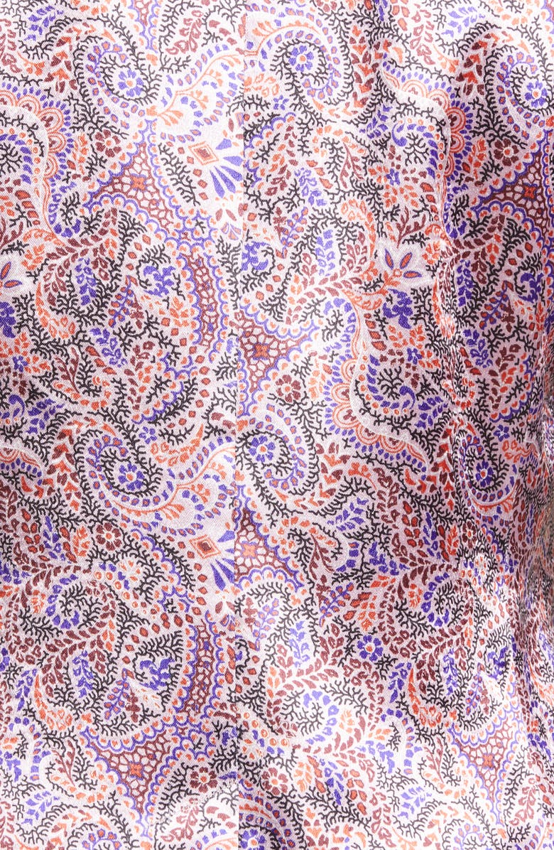 Cinq à Sept Estelle Paisley Satin Blazer, Alternate, color, 