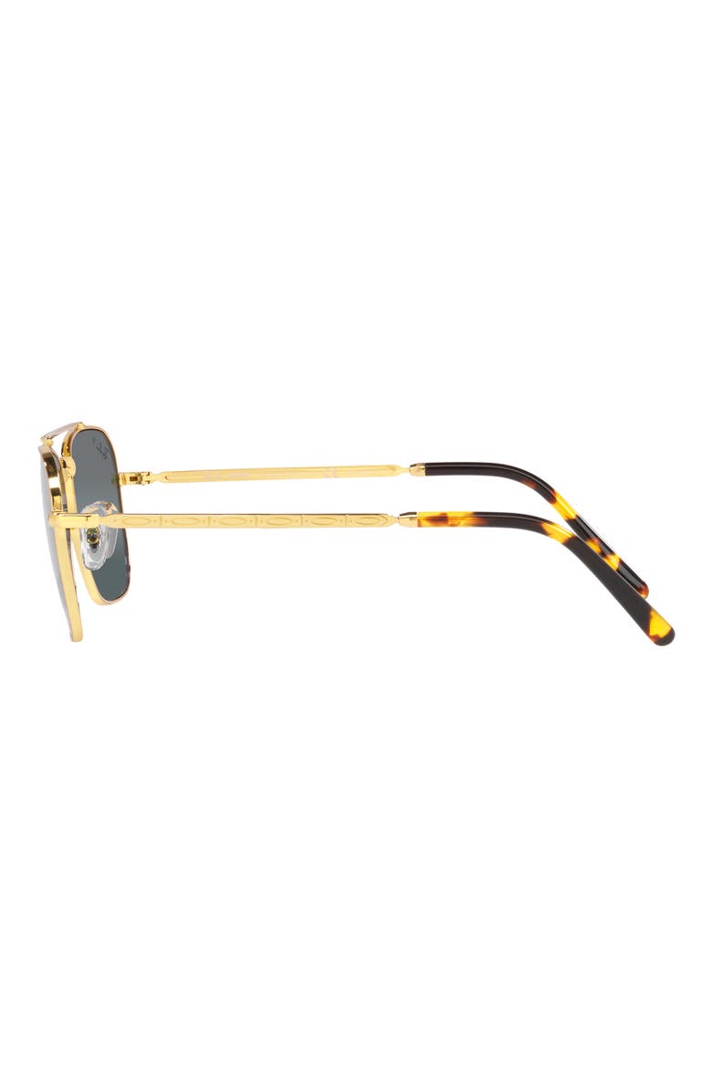 New Caravan 58mm Polarized Square Sunglasses, Alternate, color, BLUE GOLD