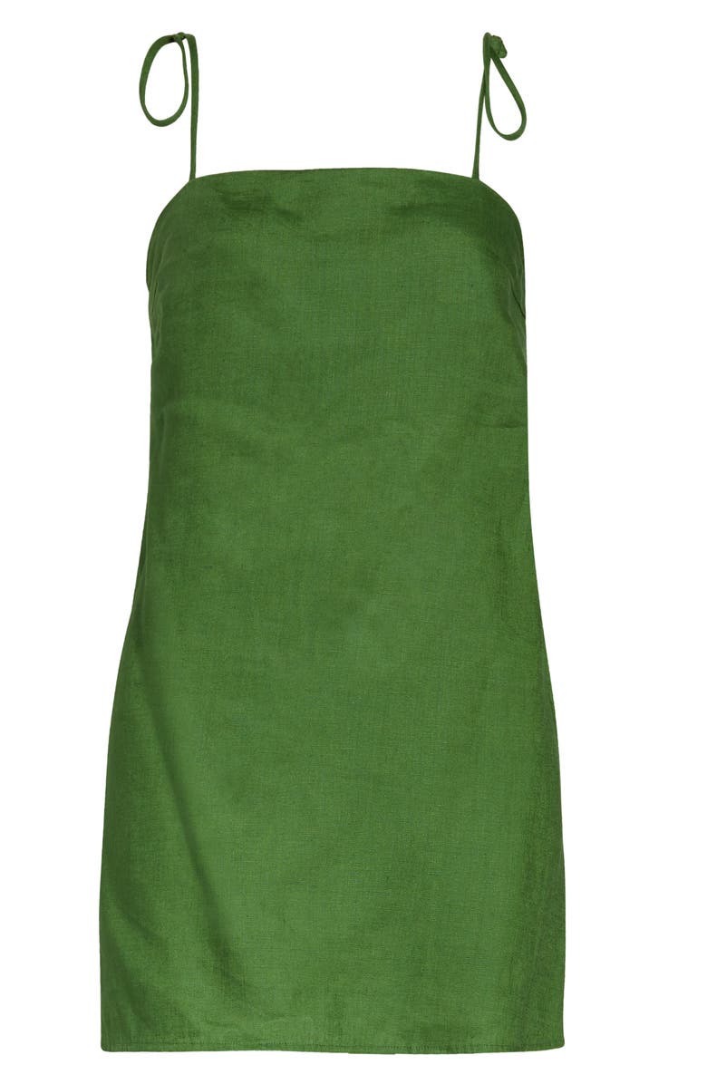 Reformation Aubree Linen Minidress, Alternate, color, 