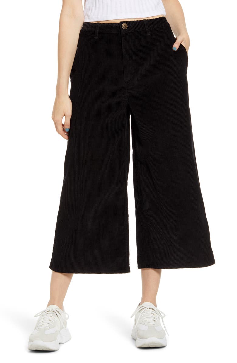 Lira Clothing Sawyer Corduroy Wide Leg Crop Pants, Main, color, 