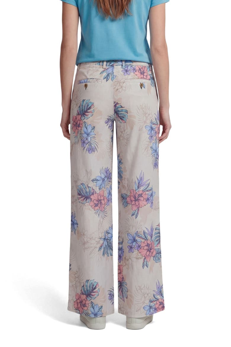 Exotic Floral Womens Wide Leg Pant, Alternate, color, EXOTIC FLORAL NEUTRAL