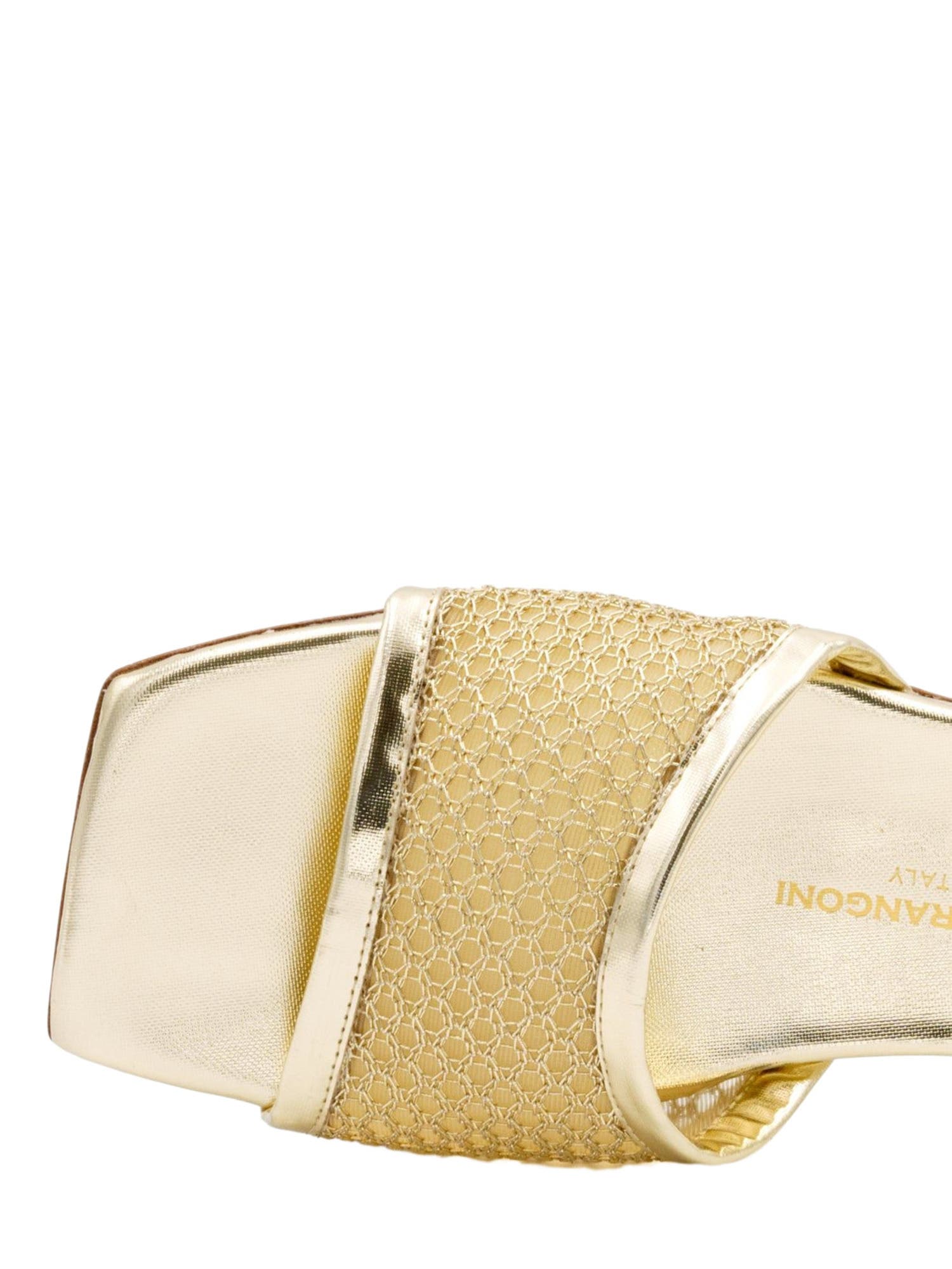 Valentina Rangoni Calliope Slide Sandals, Alternate, color, Gold