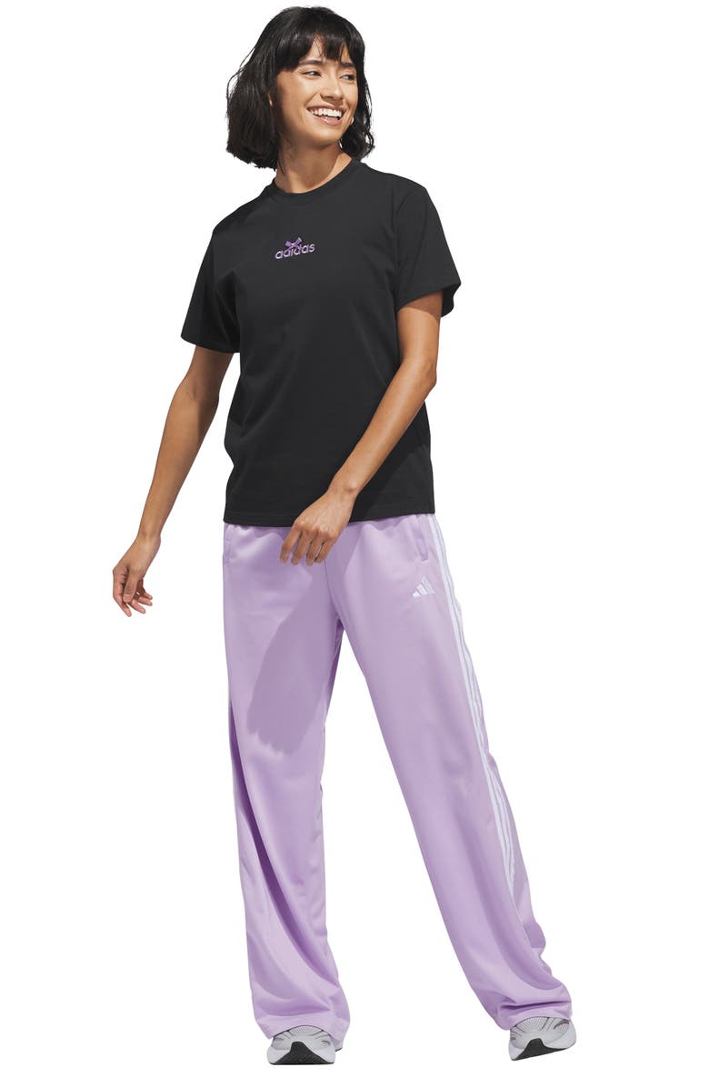 adidas Bow Logo Cotton T-Shirt, Alternate, color,