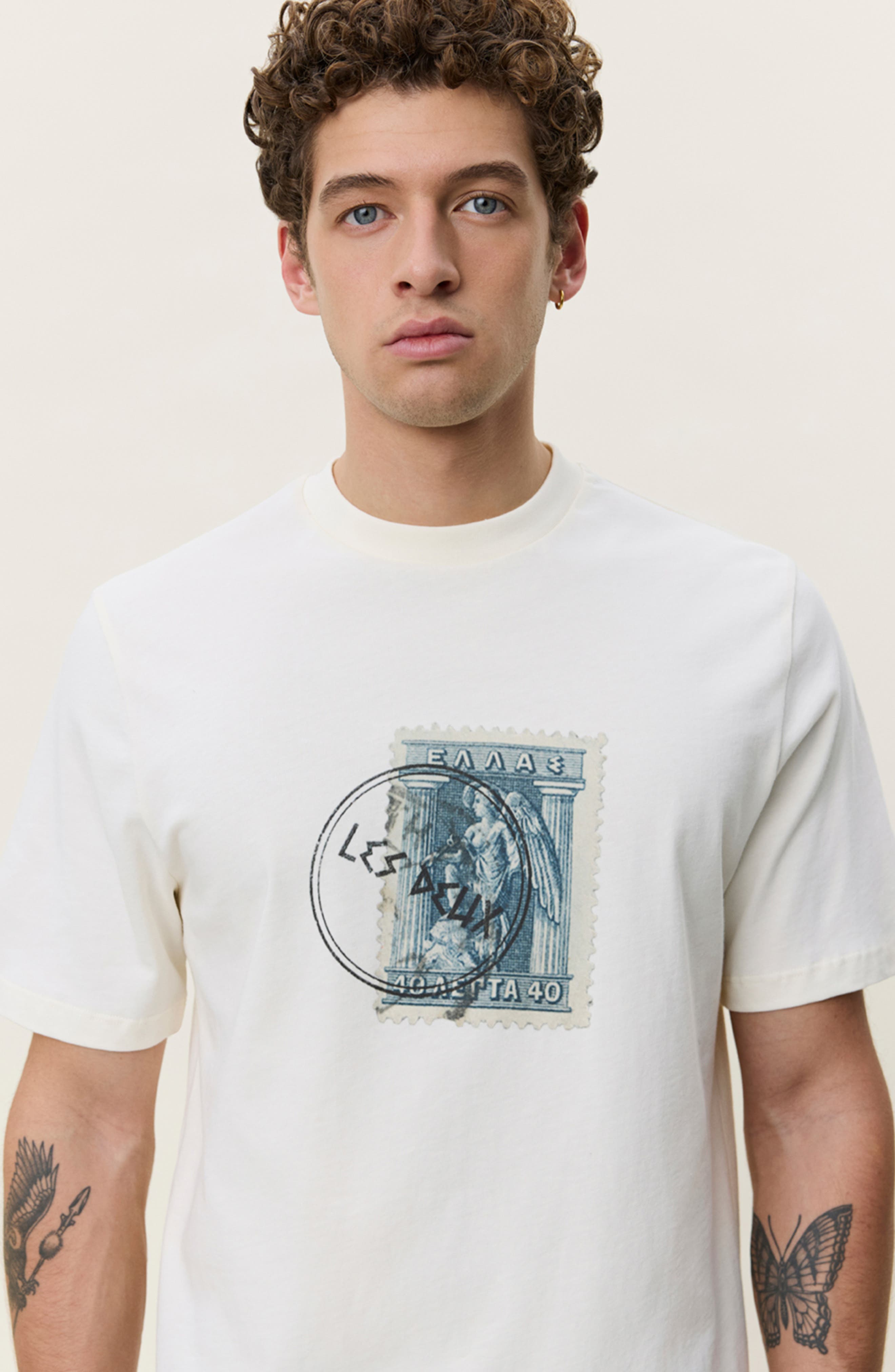 Les Deux Stamp Graphic T-Shirt (Men) | Nordstrom