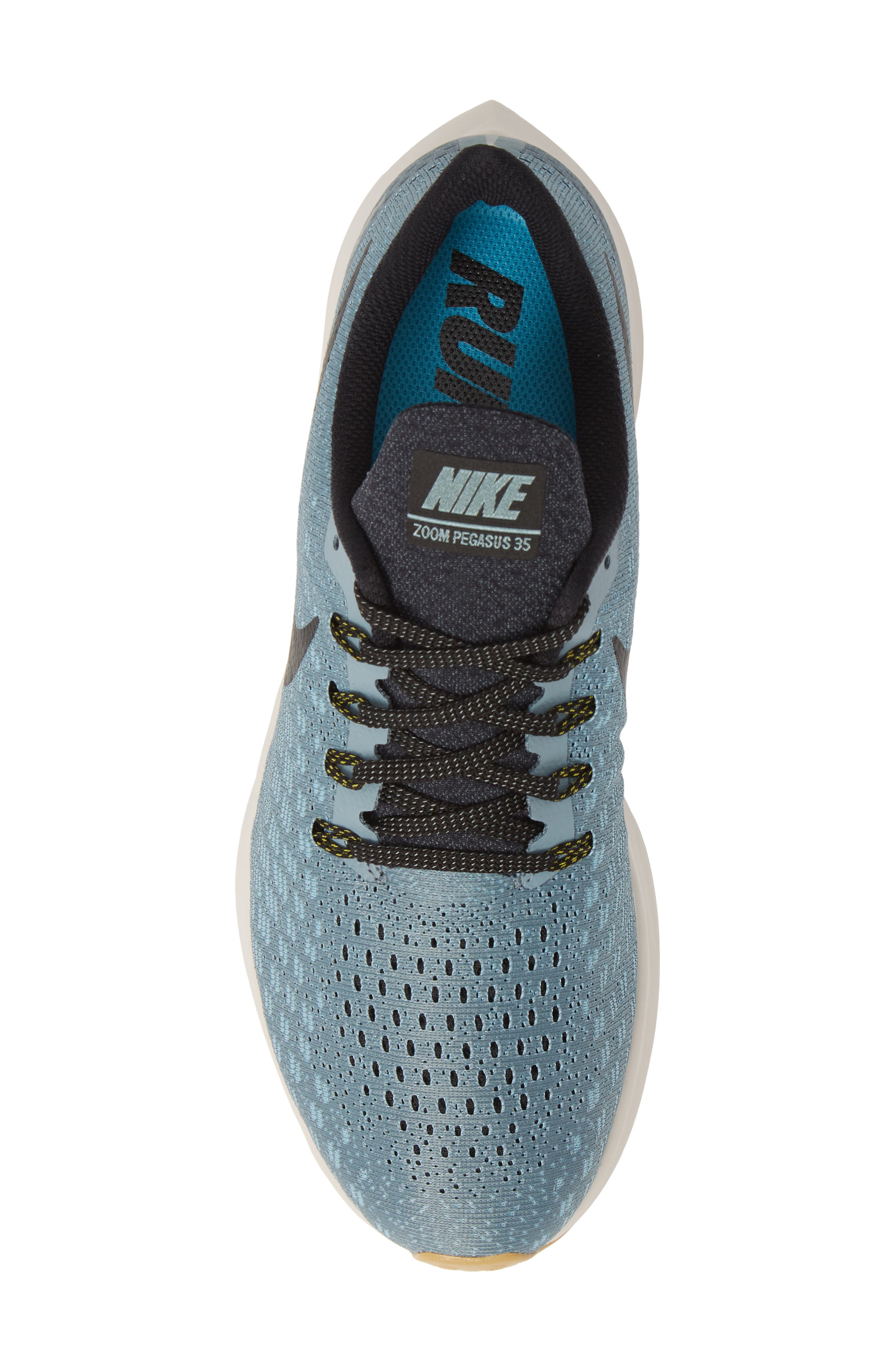 Air Zoom Pegasus 35 Running Shoe, Alternate, color, AVIATOR GREY/ BLACK/ BLUE FURY