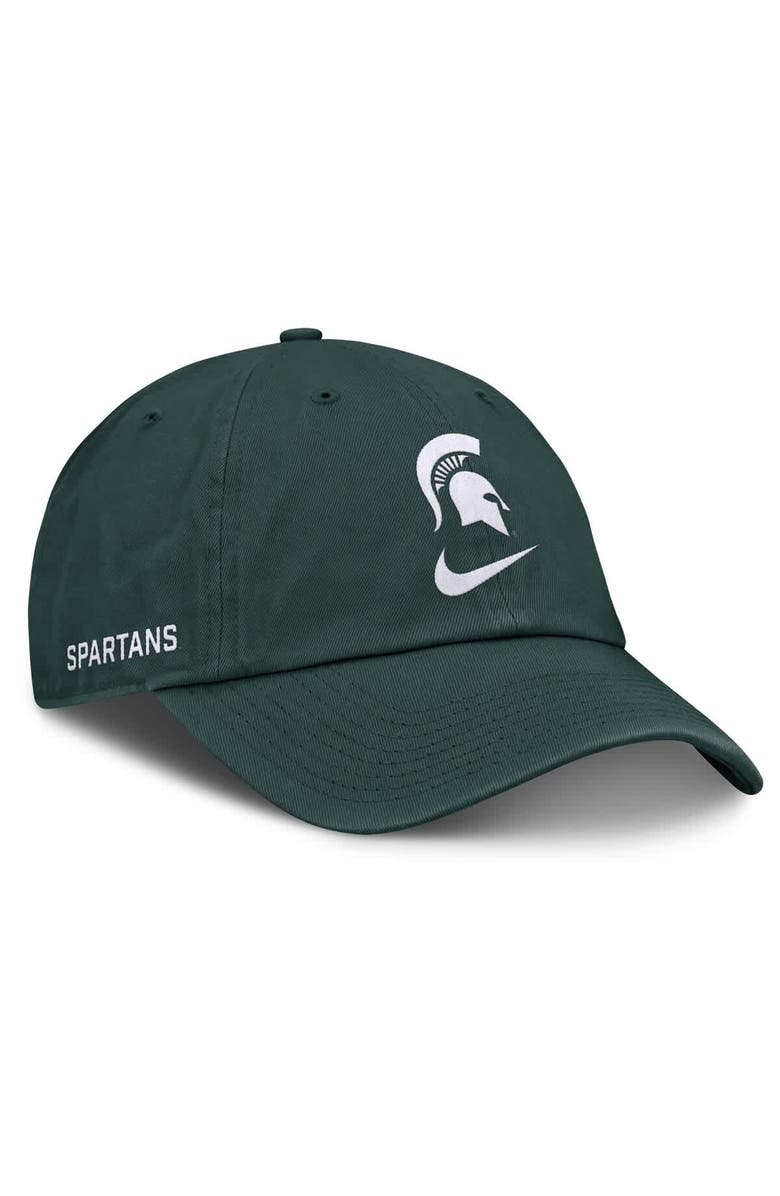 Nike Men's Nike Green Michigan State Spartans Primetime Club Adjustable Hat, Main, color, Green