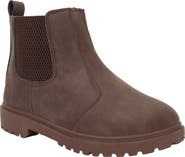 Seven7 Kids' Elastic Side Zip Faux Leather Bootie