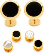 Cufflinks, Inc. Ox and Bull Trading Co. Semi-Precious Cuff Links & Shirt Studs Set