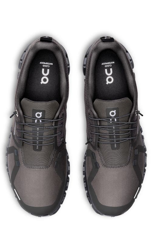 On Cloudrock Waterproof Trail Running Shoe In Thorn/black