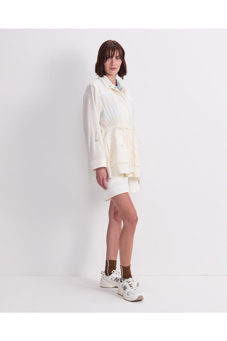 Sal Pocket Windcheater Coat, Alternate, color, Creme