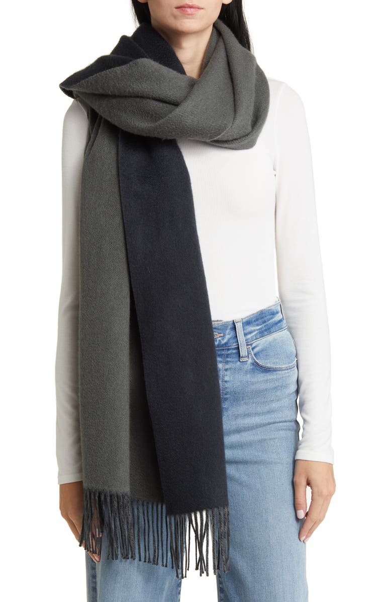Nordstrom Cashmere Reversible Wrap, Main, color, 