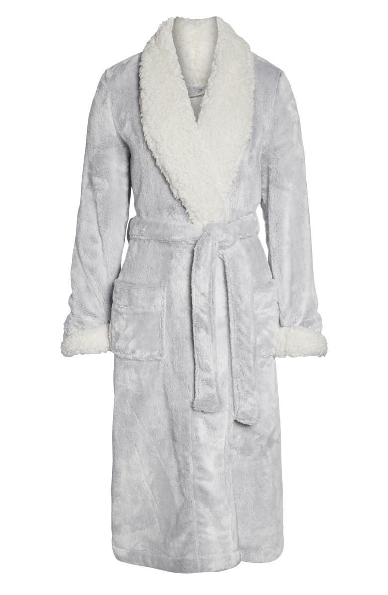 Nordstrom Lingerie Frosted Plush Robe, Alternate, color,
