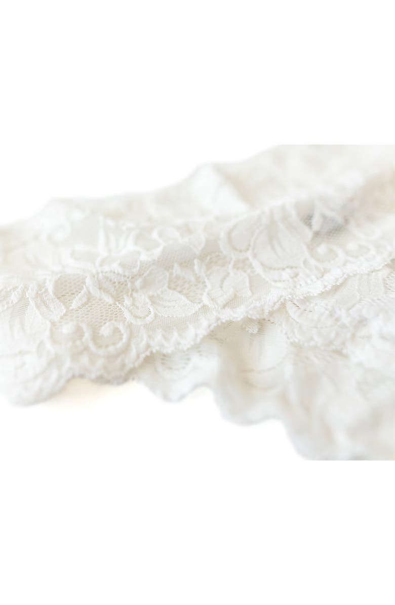 Everviolet Vela High Waist Brazilian Panties, Alternate, color, White