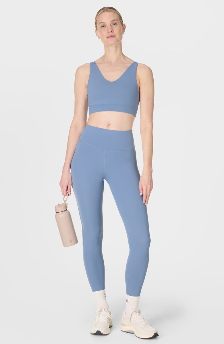 Sweaty Betty Ultimate Studio Voop Sports Bra, Alternate, color, Luxe Blue