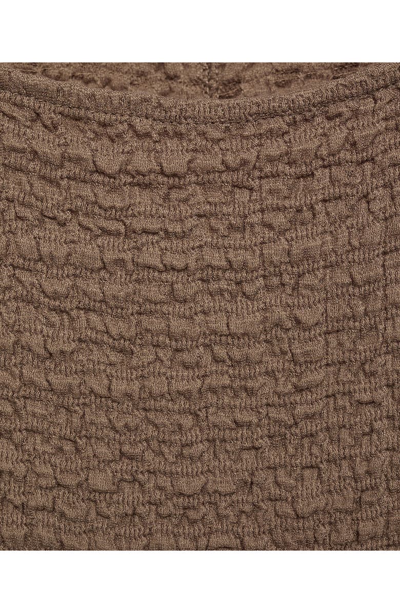 MANGO Texture Sleeveless Maxi Dress, Alternate, color, Beige