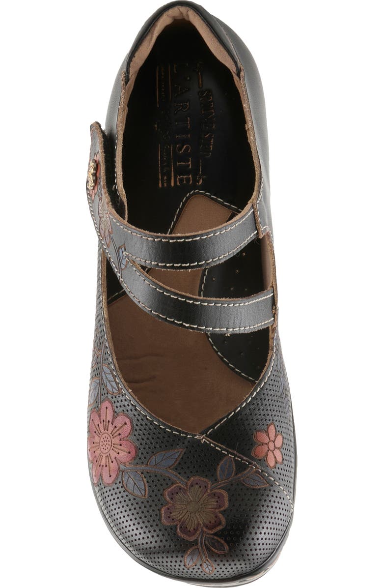 L'Artiste by Spring Step Mamataish Mary Jane, Alternate, color, Black Multi