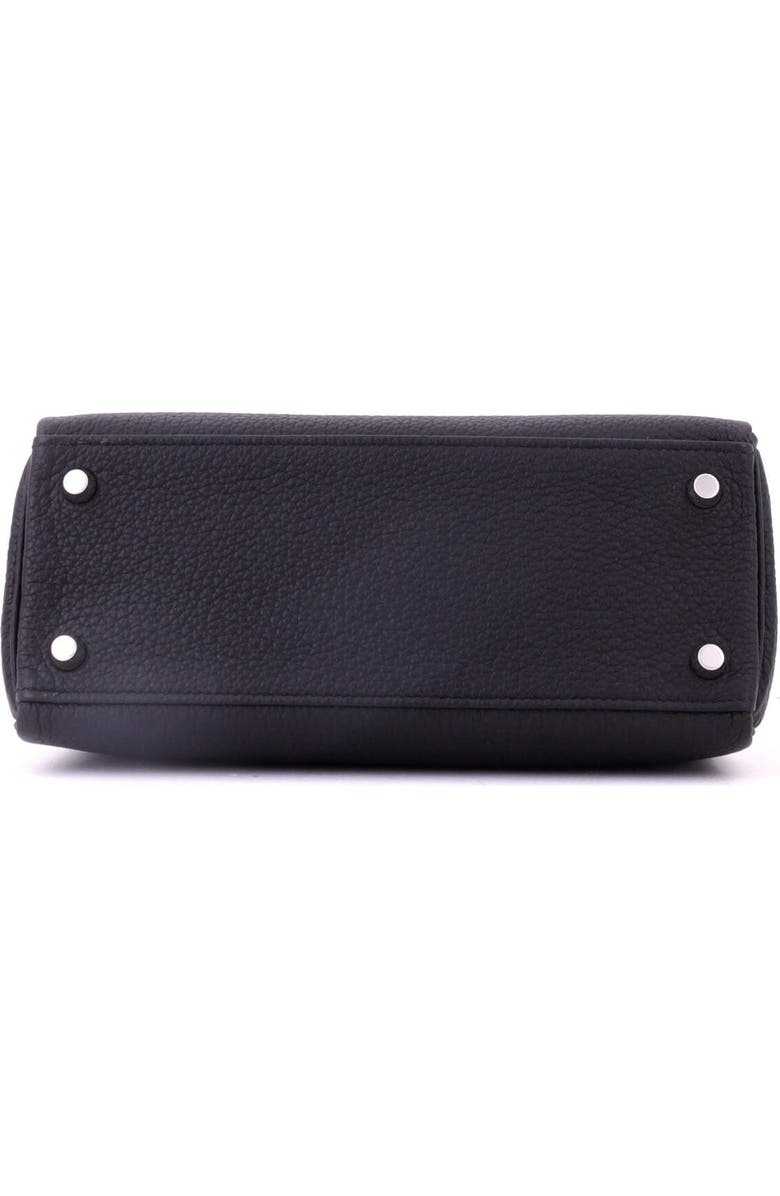 81034712 Kelly Handbag Black Togo with Palladium Hardware 25, Alternate, color, Noir
