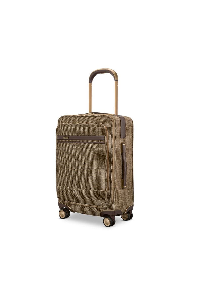 Tweed 22-Inch Carry-On, Alternate, color, Tweed/Natural Leather