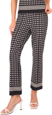 Ted Baker Heidi Geo & Border Print Knit Pants