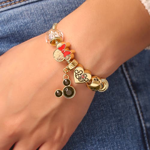 Disney Fashion Charm Bracelet, 7" In Gold